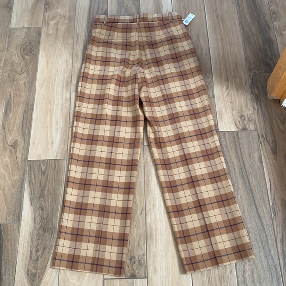 Aritzia Wilfred Effortless Flannel High-waisted Pleated Pants size 10 new - Picture 4 of 14
